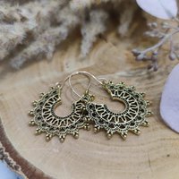 Manal Earrings - Vintage Gold