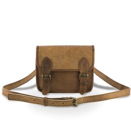 Nandi Leather Shoulder Bag, a stylish and versatile accessory crafted from high-quality leather. Features a classic shoulder bag design with adjustable strap, flap closure, and leather accents.