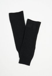  Black cashmere mittens, warm and soft winter accessory.