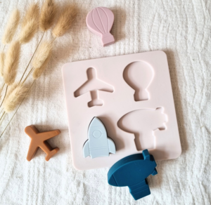 Silikon-Puzzlefiguren - Flugzeug