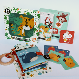 Babybook cloth book crisp - Jungle