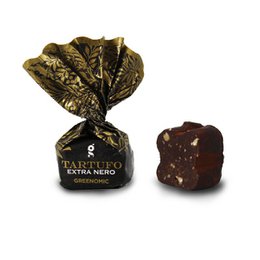 Dark chocolate praline with extra black truffle, 1 kg.