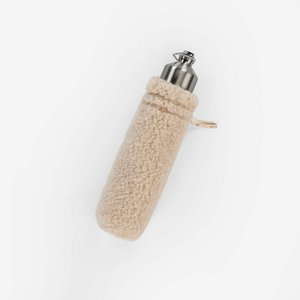 Hot water bottle cover made of Merino wool