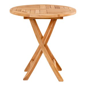 Oviedo Side Table - Natural, Teak, Ø70x75 cm