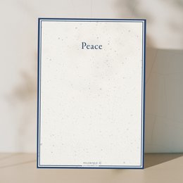 PEACE - A5 kort med kuvert