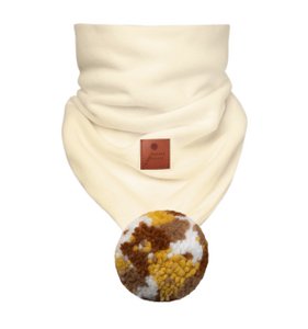 Winterbandana ALPACA BOHO Elfenbeinbraun M