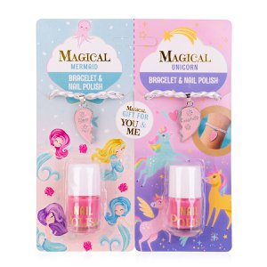 Nagellack MAGICAL UNICORN & MERMAID mit Armband