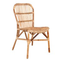 Prado Chair - Stoel van rotan, natuurlijk, 46x55x92 cm