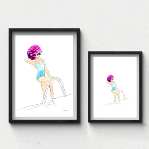 Saint Tropez - Kunstafdrukken