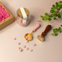 Wax Seal Starter Set - Cuchara y sello - Bestseller, Vintage, Sello de sobre, Papelería, Pasatiempos