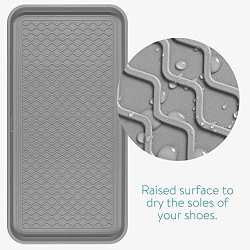 Navaris Set of 3 Shoe Drip Trays - Multi-Purpose Boot Tray for Rain Boots, Winter  Boots, Wellies - For Indoor or Outdoor Use in All Seasons - XL, Grey Online  Wholesale