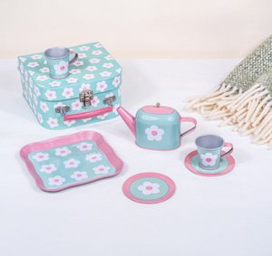 Pastellfarbenes Kinder-Teeservice für zwei von Sass&Belle