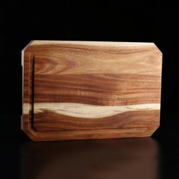 IZUMI ICHIAGO Schneidebrett - 45x30x3,5cm, Akazienholz mit Leinöl behandelt