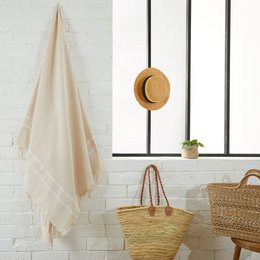 Sildebens-Fouta - Strand- og Hammam-håndklæde