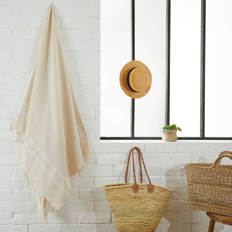 Sildebens-Fouta - Strand- og Hammam-håndklæde