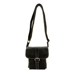 Læder skuldertaske Crossbody taske lavet i 3 farver buffalo læder - Kompakt taske ægte læder