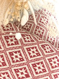 Federa per cuscino decorativo rosso Dokmai