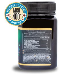 Miel de Manuka 100% pura y cruda MGO 400+ (500 gramos)