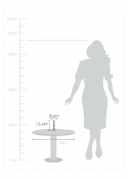 EDZARD kandelaar Lincoln voor kegelvormige kaarsen, edel verzilverd, aanslagbestendig, hoogte 15 cm