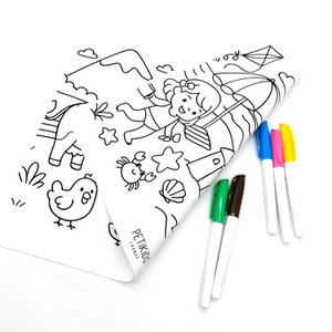 Silikon -Malbuchungstisch - 2 Gesichter