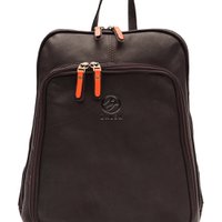 City backpack - Orange coffee