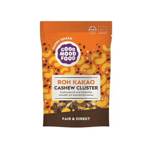 RAW ACAO CASHEW CLUSTER 100g - snack yourself happily