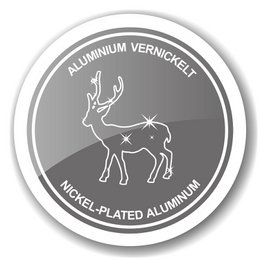 EDZARD set van 4 kandelaars kandelaar lelie, aluminium vernikkeld, hoogte 6,5 cm
