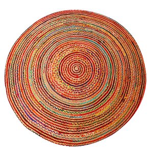 Jute tapijt Tamani kleurrijk