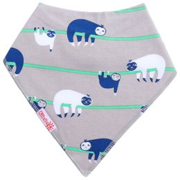Puntslab Lazy Sloths - baby slabbetje