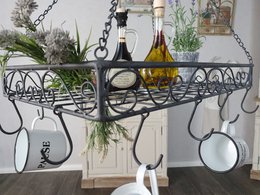 Iron pot hanger - gray 60cm