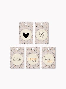 Cadeaulabel - Set van 5