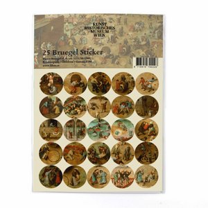 Stickers set, Breughel, Childsplaying