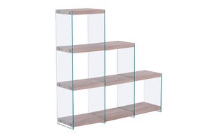 EVAN OAK / GLASS CUBES SHELF OK1350 (8472)
