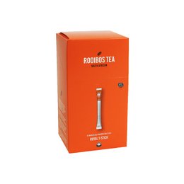  Rooibos tea, a naturally caffeine-free herbal tea, available in 30, 125, and 250 count packages.