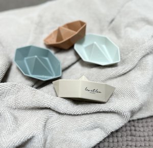 Boat Bath Toy, leo et lea, Silicone, Set of 4 boats