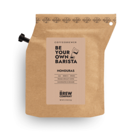 Honduras filter coffee, kraft paper pouch, single-serve brewing, specialty coffee beans
