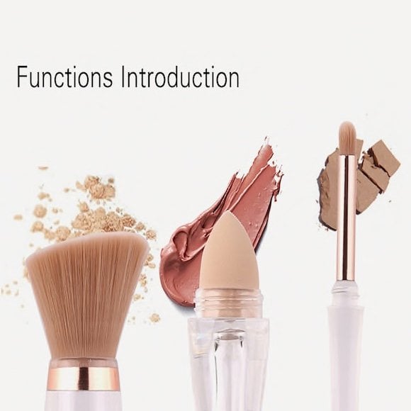 Luxury Beauty Cosmetics 3- in 1 Brush