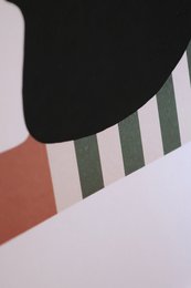 Póster Bésame firmado impresión en papel de arte