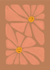 Poster A3: Blume