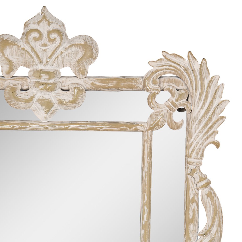 Spiegel 45x3x81 cm Beige MDF Wandspiegel
