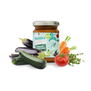 ITALIAN TOMATO AND VEGETABLE SAUCE FOR BABY - 100% NATURAL - NO ADDITIVES - FROM 8 MONTHS - 130G