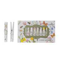 Wooden pegs set Meadow 12 pcs in a box Isabelle Rose