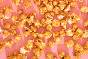 GLASSPOPCORN, popcorn coated in candy mass, made from vegan ingredients, different flavors (200g) regional