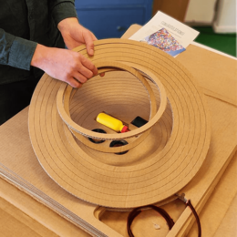 Karton DIY Lampenschirm