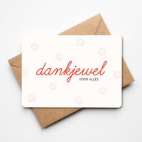 Thank you card | thanks for everything