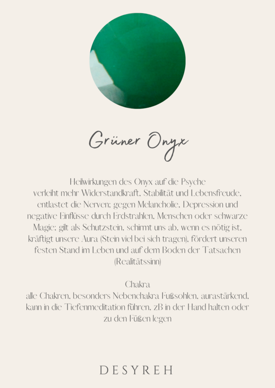 Gem Candy | Grüner Onix Kette