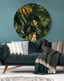 Hojas de oro verde