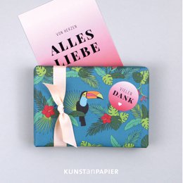 Geschenkpapier Tropisch Fiona