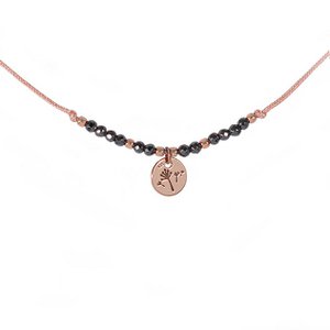 Anklet dandelion rose gold