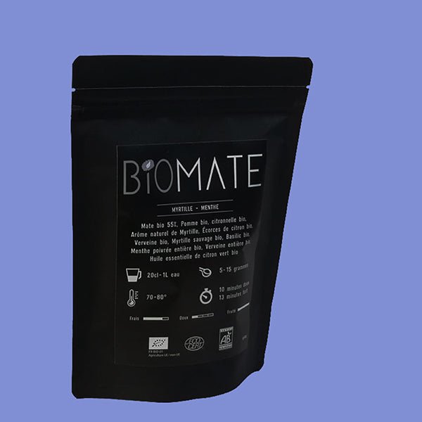 Bombilla Premium Biomate - paille filtrante pour yerba maté, Biomate